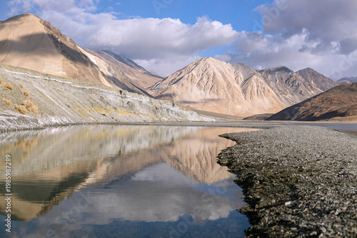 Pangong lake in Ladakh