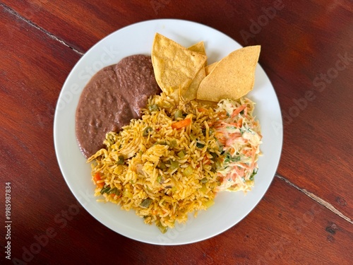 Costa Rica typische Mahlzeit