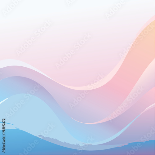 Ein abstrakter Hintergrund mit sanftem Pastell-Farbverlauf,