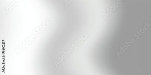 abstract background Silver foil background with metal mirror texture. Chrome gradient surface with light gloss. Vector aluminum grey sheet with reflection. Platinum and titanium