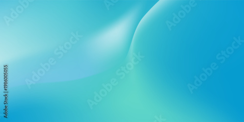 Amazing Blue Green Blur Gradient With Grainy Noise Texture. Abstract Turquoise Mesh and Dynamic Flow Background.Vector illustration project concept