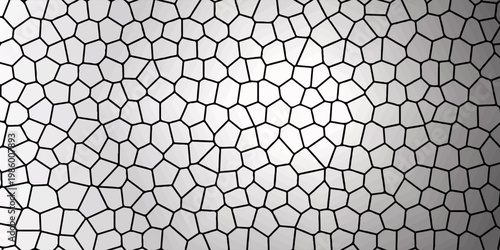 white blurred background .Abstract background for contemporary style decoration in rows. Black Polygon Mosaic Wallpaper.