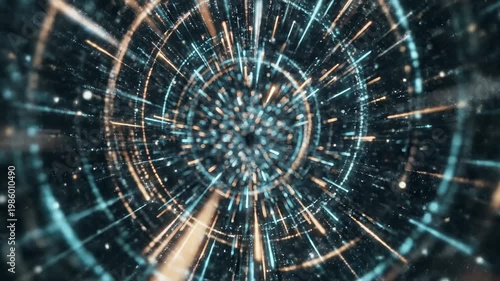 Abstract digital technology background representing high speed data transmission and global network connectivity.