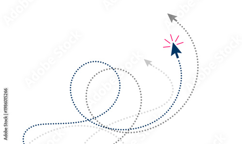 icona, freccia, cursore, mouse, click, cliccare, sito web movimento