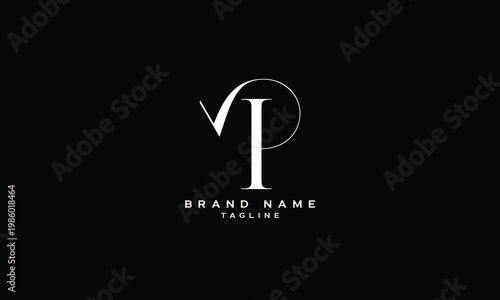 VIP, VPI, IVP, IPV, PIV, PVI, VP, PV, Abstract initial monogram letter alphabet logo design