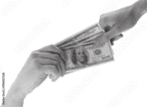 Two hands exchanging a stack of hundred dollar bills