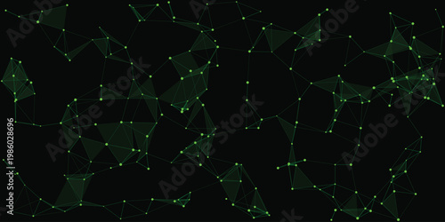 Abstract Neural Network: A captivating abstract representation of a neural network, with interconnected points and lines, showcasing the complex and dynamic nature of data and connections.