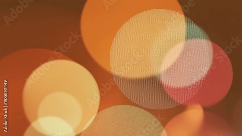 Warm Golden Bokeh Lights with Soft Blur