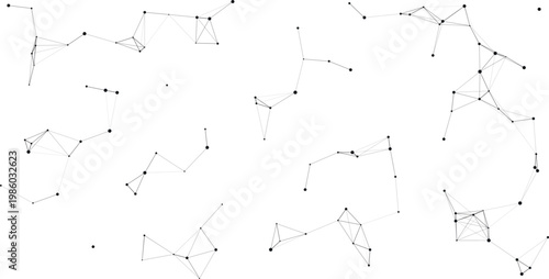 Connected Data Network: An intricate network of interconnected data points and lines forms a complex web, representing the flow of information and connectivity.