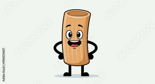 A funny cartoon wooden toy character enjoys a bright summer vacation on a tropical beach, featuring a vector illustration of a tourist dude having fun with sea swimming and travel activities