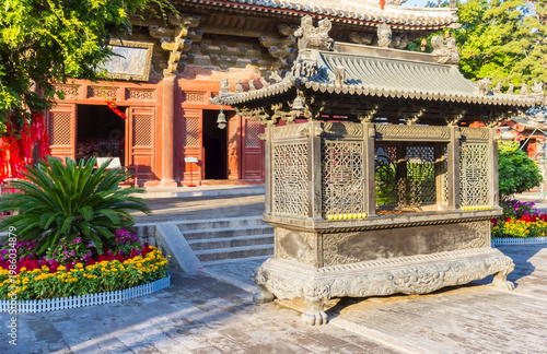 Wallpaper Mural Iron incense burner of the Dule temple in Jizhou, China Torontodigital.ca