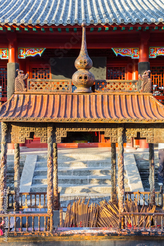 Wallpaper Mural Bronze incense burner of the Dule temple in Jizhou, China Torontodigital.ca