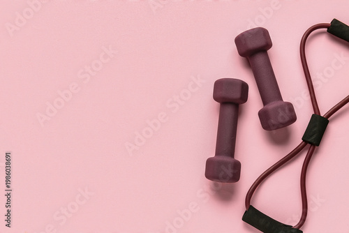 Brown dumbbells with expand...