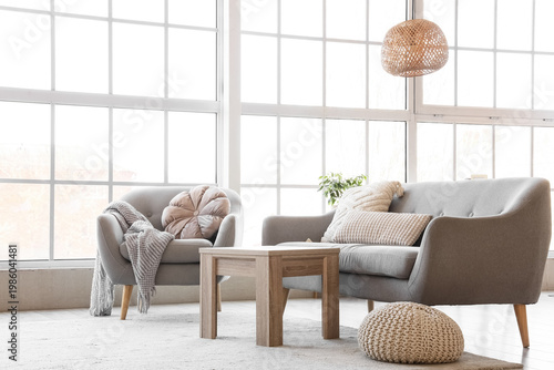 Interior of stylish living ...