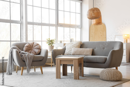 Interior of stylish living ...