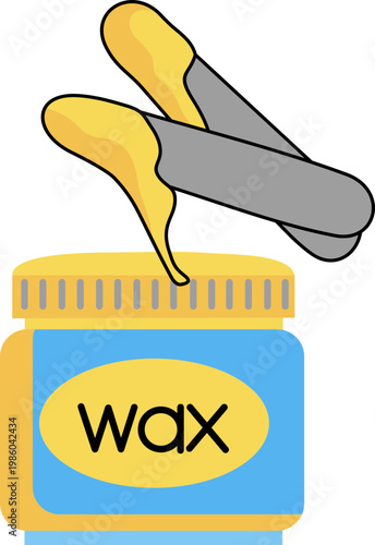 Illustration Of Wax For Hair Removal