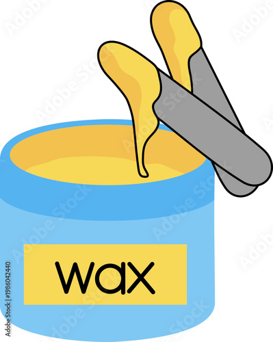 Illustration Of Wax For Hair Removal
