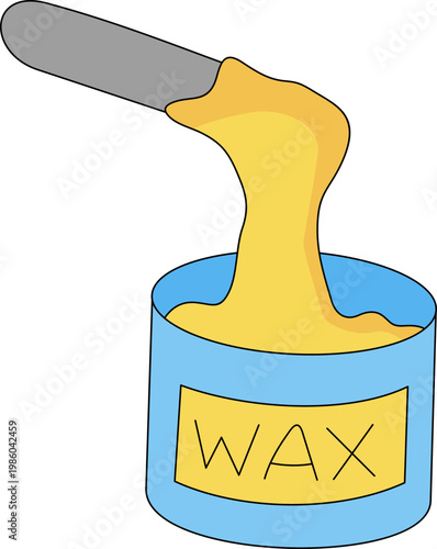 Illustration Of Wax For Hair Removal