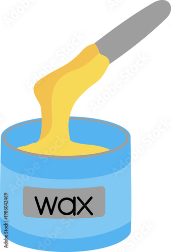 Illustration Of Wax For Hair Removal