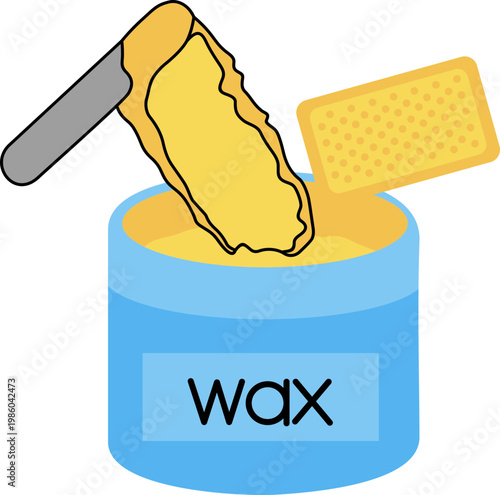 Illustration Of Wax For Hair Removal