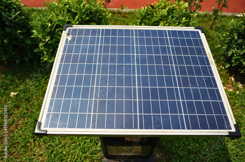 фотографія solar panels, garden lights, to convert sunlight into electrical energy, photovo