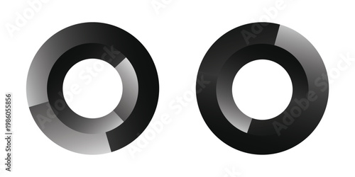 Loading bar status icon. Vector illustration. Vector loaded icons. Download progress. Donload or Upload.