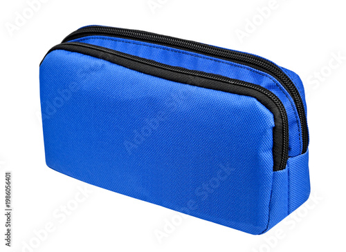 Blue pencil case