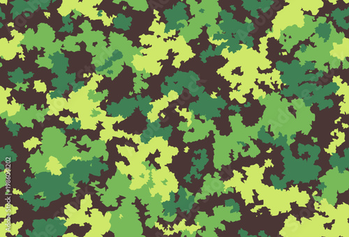 Seamless classic camouflage pattern. Camo fishing hunting vector background. Masking light and light green beige pink color military texture wallpaper. Army design for fabric paper vinyl print
