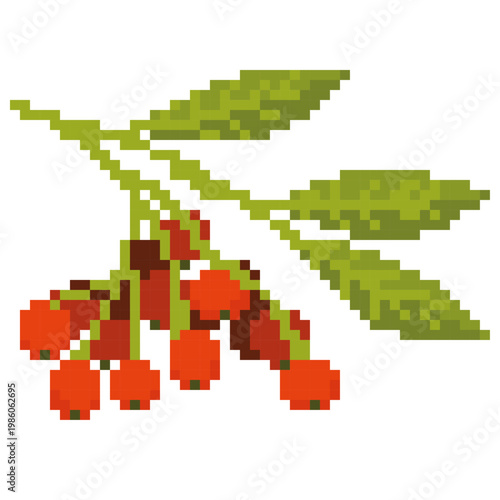 Pixel Art Rowanberry - Pixel Boyama Art Sample