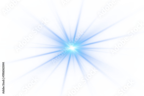 Soft blue glow illuminates a transparent canvas, producing scattered sparkles with smooth highlights and mystical glowing light effects. PNG