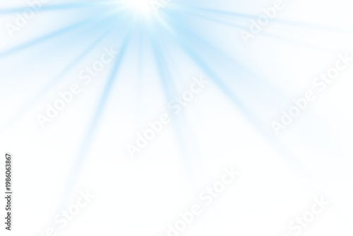 Soft blue glow illuminates a transparent canvas, producing scattered sparkles with smooth highlights and mystical glowing light effects. PNG