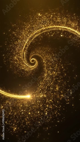 Sparkling Wave Erupts in Dark Space