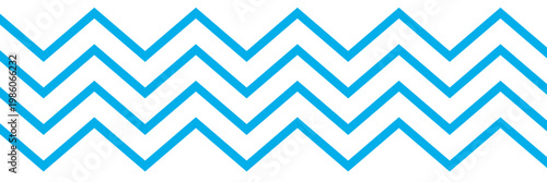 Seamless wavy line and zigzag patterns set. Horizontal curvy waves stripe and zig zags. Collection of underlines, linear sings, border and frames design element. Vector illustration EPS10