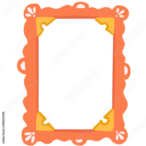 Cartoon Orange Frame