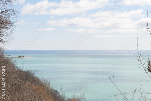 view of lake in spring