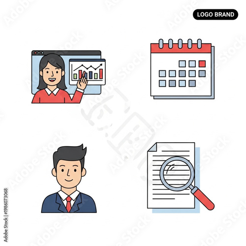 Businessman in blue suit smiling.