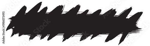 Abstract black brushstroke chaotic ink splash texture