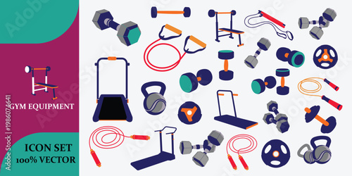 Comprehensive fitness equipment collection dumbbells resistance bands jump ropes and more for home workouts