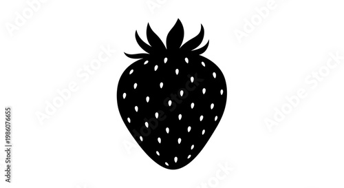 Fruites Black strawberry icon, fruit symbol, berry illustration, food graphic isolated on White Background vactor EPS