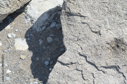stone texture and shadow