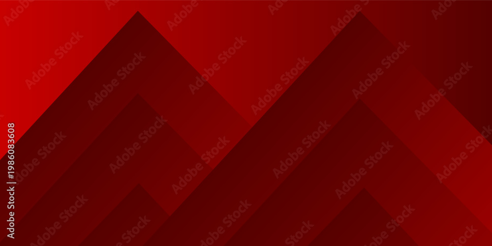 Obraz premium Abstract Dark Red Geometric Background with Gradient Chevron Layers.10eps.vector illustration,