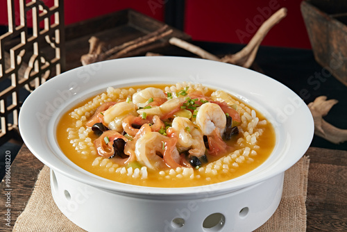 Seafood Chowder with Three Treasures
