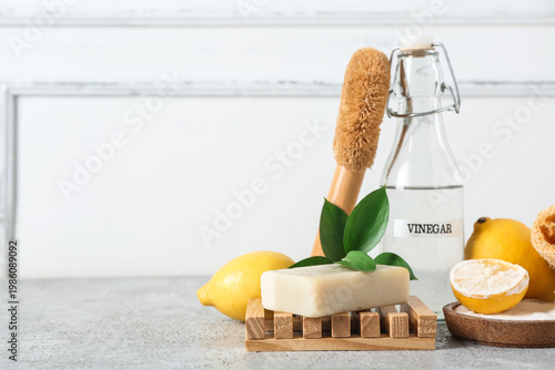 Set of natural cleaning sup...