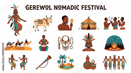 Gerewol Nomadic Festival Celebration African Culture