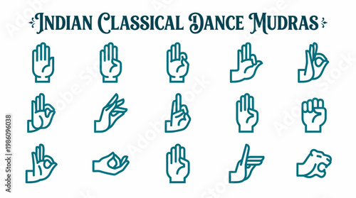 Indian Classical Dance Mudras: Hand Gestures Collection