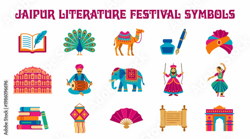 Jaipur Literature Festival Symbols Collection