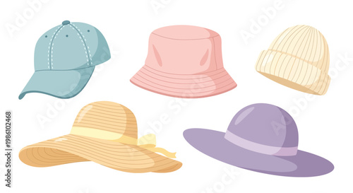 Collection of Stylish Hats for Various Occasions