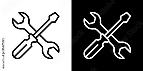 Tools Icon Set Multiple Style Collection