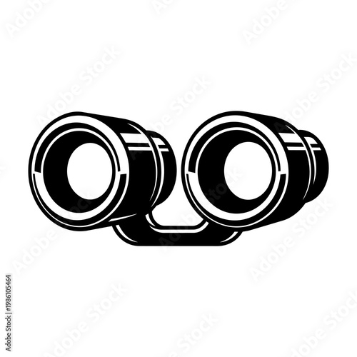 Black Silhouette Angled Dual Chrome Exhaust Tailpipe Tip Vector Icon 