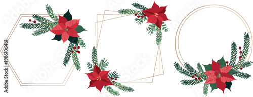 Collection of exotic tropical monstera and palm leaves with lush green botanical foliage vector elements for luxury summer wedding invitations and elegant nature designs.